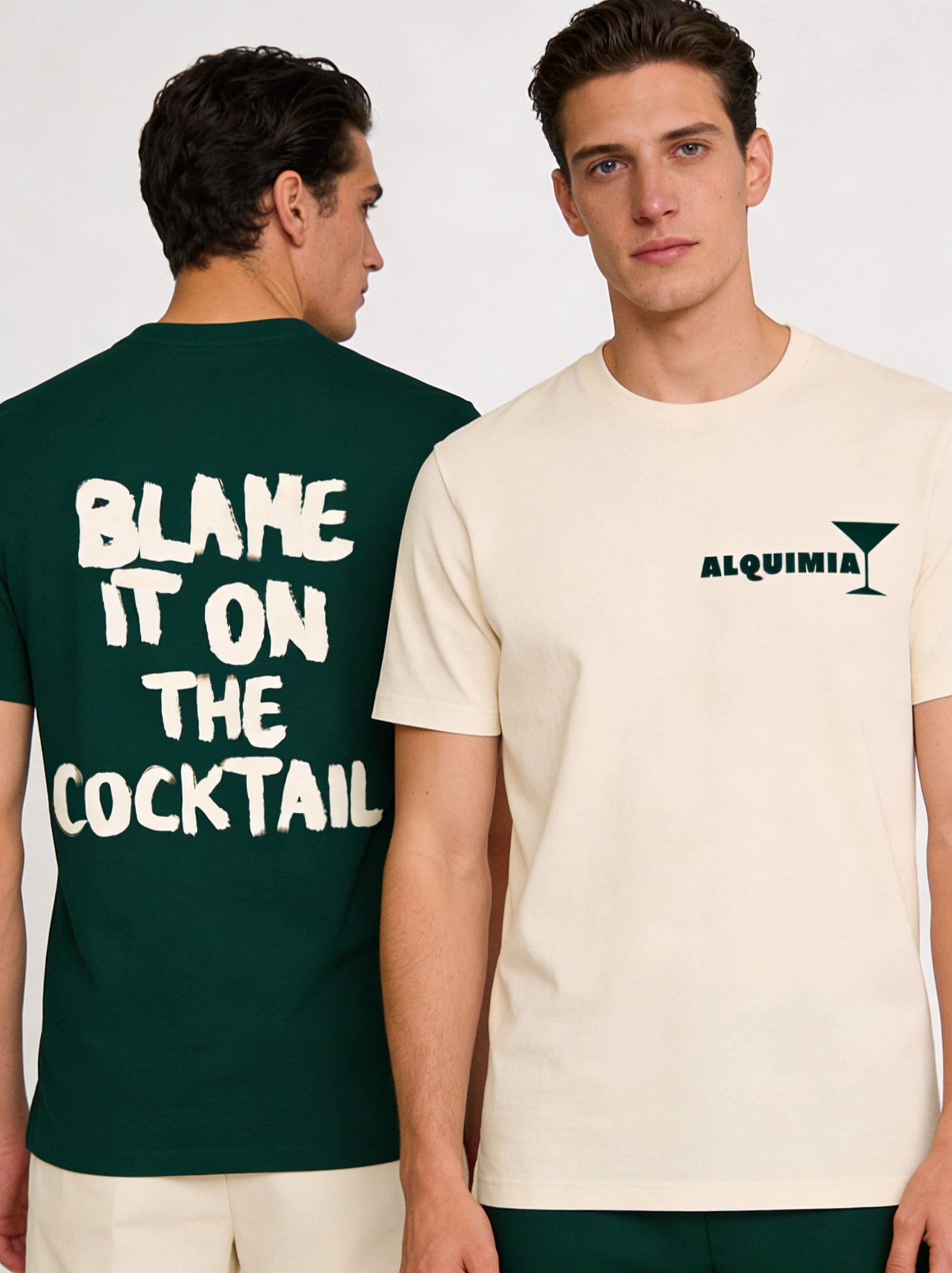 Camiseta Merch Alquimia – Algodón con logo estampado